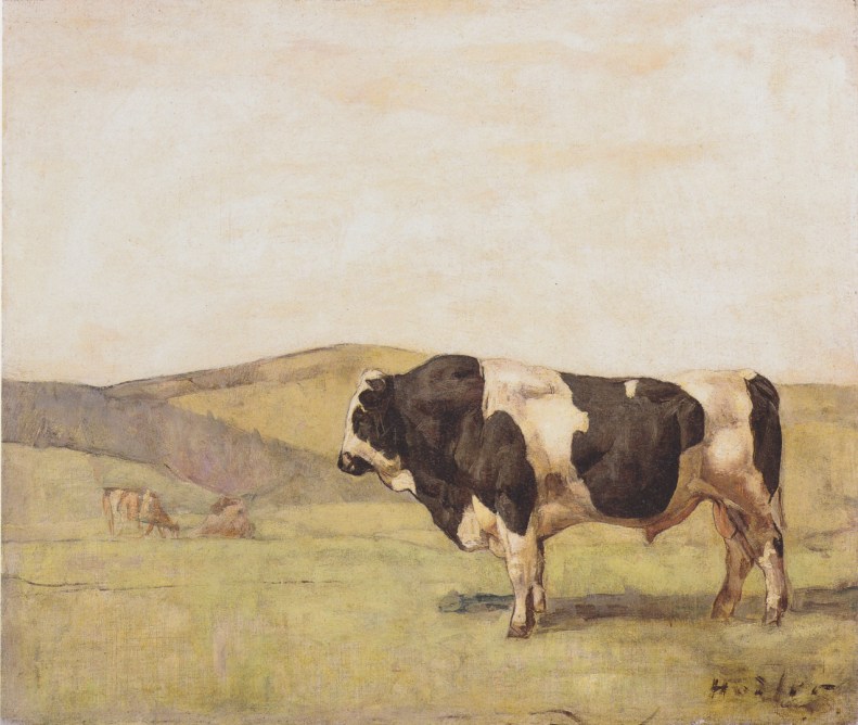 Ferdinand Hodler le taureau 1878