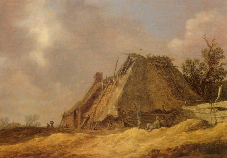 19 11 Jan van Goyen fermes avec paysans