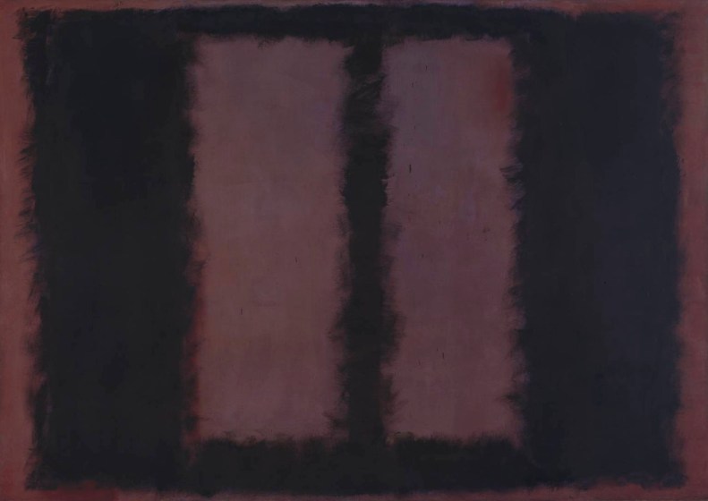 Black on Maroon 1958 by Mark Rothko 1903-1970
