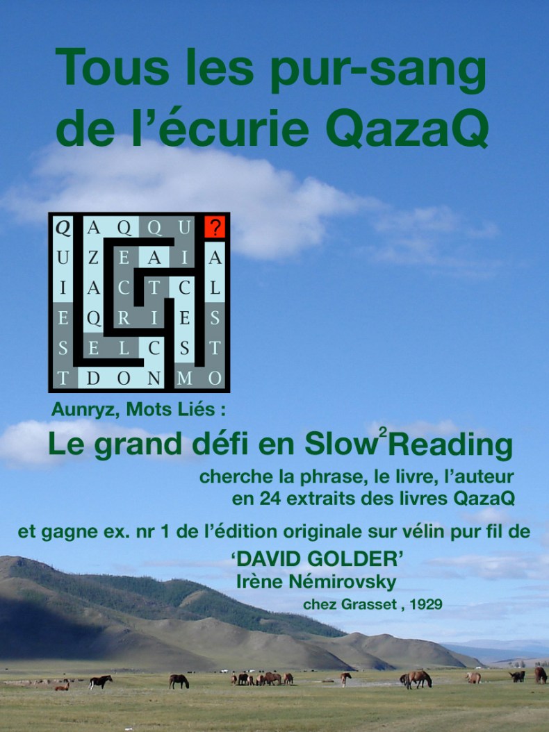 Couverture Défi Slow Reading